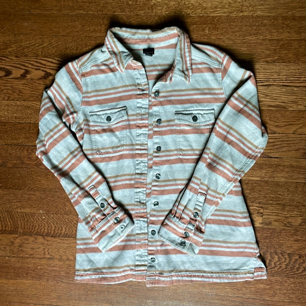 Patagonia Women’s Flannel Button Down Long Sleeve Organic Cotton Size 0/XS